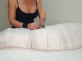 Part3 MUMMIFIED Handjob with interruption of cum for two minutes.