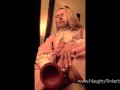 Petite blonde Victorian Tinkerbell enjoys erotic object insertion in her ass and pussy