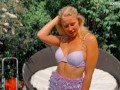 Hot underwater teen Eyla Moore gets horny in the pool