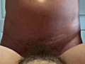 MILF pov. Sons best friend cums on hairy MILF pussy