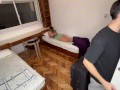 Sexo con compañera de cuarto que conocí en el Hostel… ft Abril Diseli