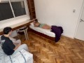 Sexo con compañera de cuarto que conocí en el Hostel… ft Abril Diseli