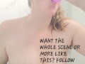Filthy Shower Slut: Bending Over for a Dildo Drilling