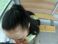 She Sucks Me And Swallows Cum On Public Bus Station