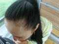 She Sucks Me And Swallows Cum On Public Bus Station