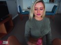 POV Handjob From a Big Boobs Babe