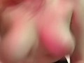 Horny Russian Pawg Riding Dildo Hard Moaning - Solo Female Orgasm with Big Tits Babe