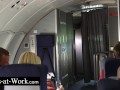 Hot sex with the airline stewardess Elena Koshka