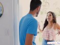 Neighbor Gives Ebony Beauty a Rough Fuck After a Heated Argument