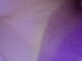Russian fat woman with huge tits in stockings fucks a wet pussy in close-up