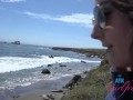 GFE Session with Serena Hill getting head on the beach and fucking her from behind POV