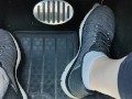 Revving my car with my sketchers sneakers