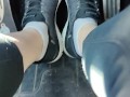 Hard Pedal pumping in my sketchers sneakers