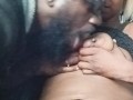 SOFT TITTIES IN HIS MOUTH WHILE HE'S BOOKING A ROOM TO BANG HER PUSSY OUT!!!!!!!!