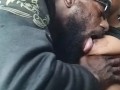 SOFT TITTIES IN HIS MOUTH WHILE HE'S BOOKING A ROOM TO BANG HER PUSSY OUT!!!!!!!!