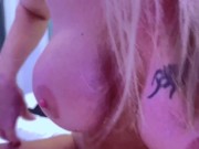 ITALIAN BIG BOOBED BLOND MILF WANTS DICK