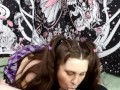Big Tit Big Ass BBW Deepthroats Cock Cum In Mouth & Play With Cum