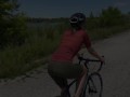 Sexy cyclist gives husband a public blowjob before getting unprotected creampie from lucky hiker