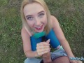 Public Agent Hot USA tourist college girl in Czech Republic asks for directions and ends up fucking a big dick outdoors