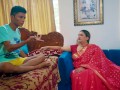 Indian sexy chachi fucked hard by a teenage boy