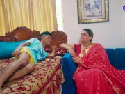 Indian sexy chachi fucked hard by a teenage boy