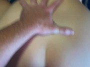 Sexy girl with big ass pussy farting on dick