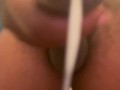 Black Dick Cumshot on the Camera
