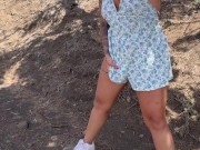 Pissing On The Forest, A Man Discover Me😳