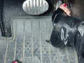 Hard pumping grinding stomping on my gas pedal with my stiletto boots