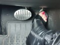 Hard pumping grinding stomping on my gas pedal with my stiletto boots