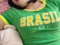 My Brazilian stepsister asks me to cum in her face