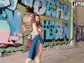 Curvy Babe Sofia Curly Steamy Fuck In Public - LETSDOEIT