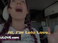 Babe in pigtail braids chatting behind porn scenes in car on her way to live stage performance nervous excited - Lelu Love