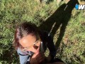 I find my stepsister alone in the park and she sucks me off in public - cxlila