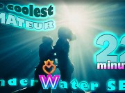 The TRUE amateur couples of Wifebucket, having the coolest underwater sex, arranged for your pleasure in a 22-min compilation