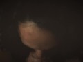 Curly brown chick sucking BWC (POV)