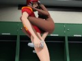 Hot Cheerleader Gets Fucked By A Football Player's Cock