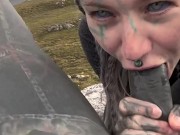 A Fuck Vlog of My Trip in Scotpland POV ill take you With me and Blow Your Dick and You Fuck my Ass