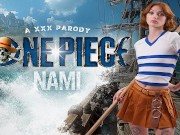 Petite Babe Shrooms Q As ONE PIECE's NAMI Is Impressed With Your Sharpness