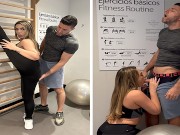 Lucky Gym Personal Trainer Gets to Fuck Mimi Boliviana Hard