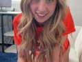 Blonde College Babe Gets Railed in between class