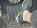 Revving with sneakers and then ankle socks