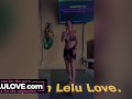 Big boobs babe in behind the porn scenes candids from nude resort, naked walks, live karaoke songs, sissy JOI - Lelu Love