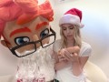 Jill Kassidy's Naughty Christmas with Santa on PornDudeCasting