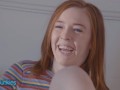 ADULTMOBILE - Madi Collins Masturbates While Her Stepbrother Is Watching, Then Squirts All Over Him