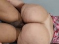 I film my big white butt wife fucking without a condom with BBC