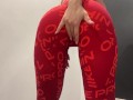 hot CandyLuxxx try on new Nike leggings