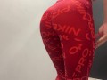 hot CandyLuxxx try on new Nike leggings