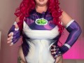 bbw in StarFire cosplay makes me worship her huge oily asshole
