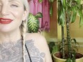 Blonde Milf with Big Natural Tits Veronica Rose Smokes 420 in a Micro Bikini with You smoking  joi